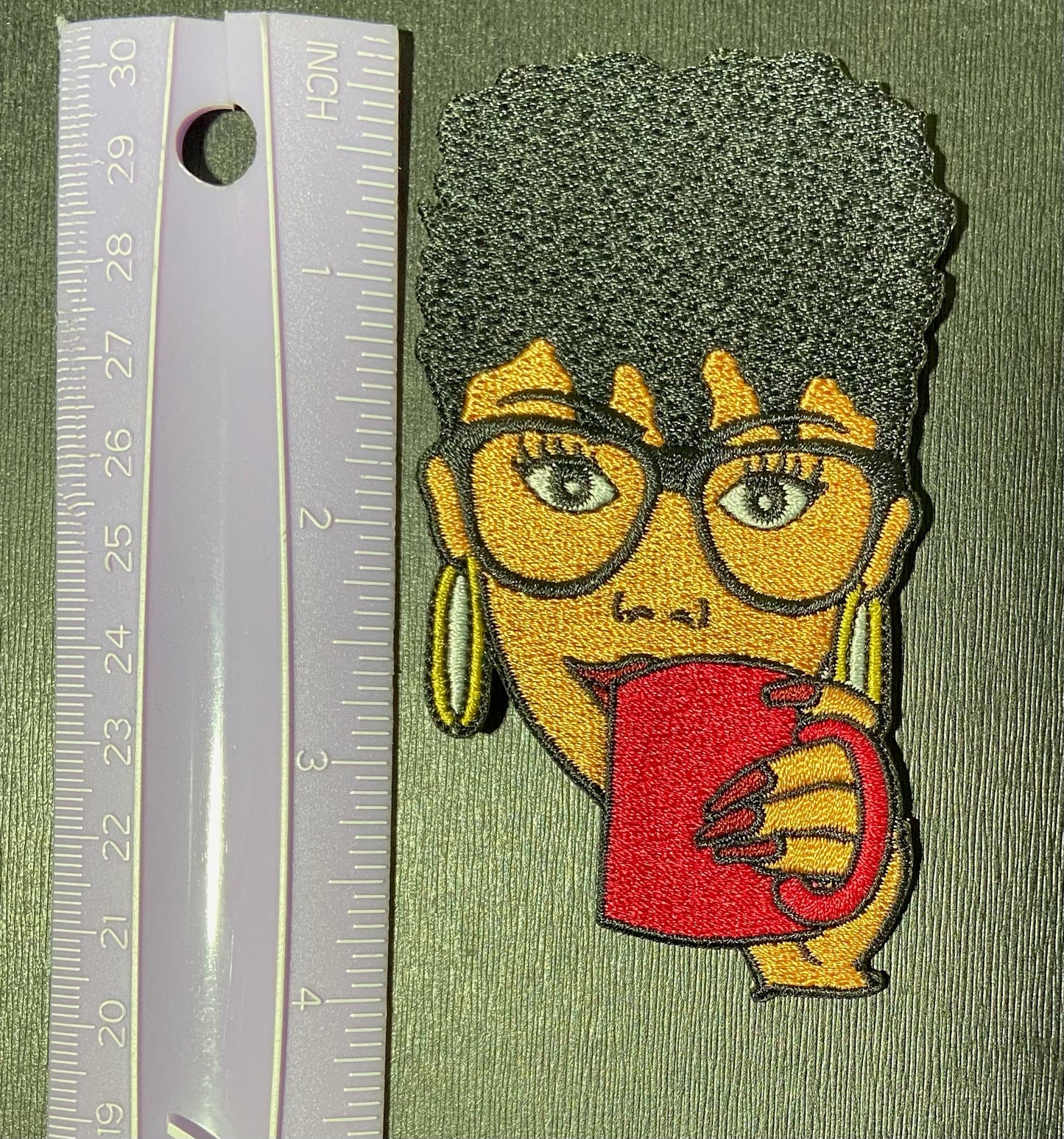 Original Avah - Embroidered Iron-On Patch