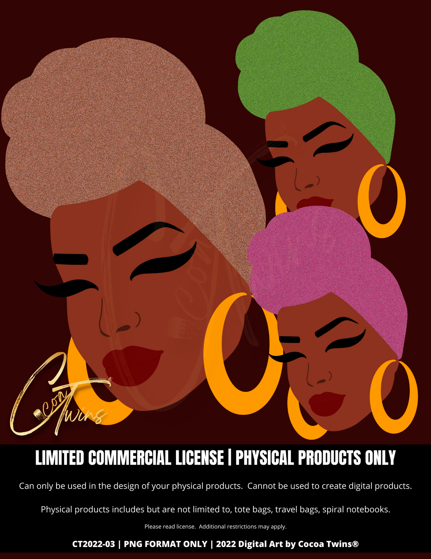 CT2022-03 | Includes Limited Commercial License | Digital Downloads