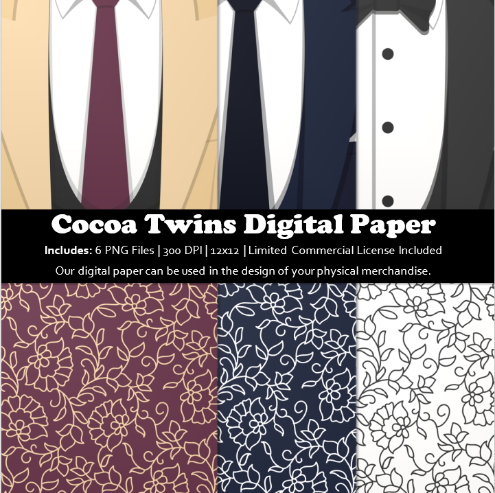Dapper Dad | Printable Paper Pack | Seamless Paper | Limited Commercial Use