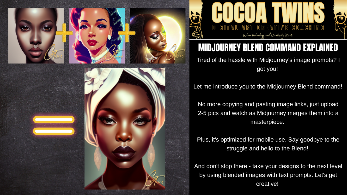 2023 | Midjourney Blend Command Explained