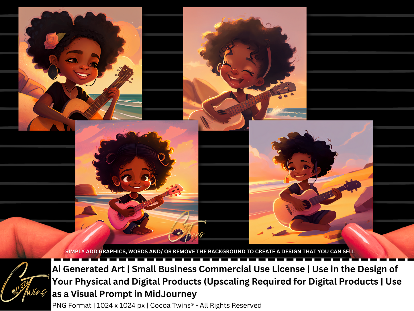 Acoustic Guitar Ai Art Bundle