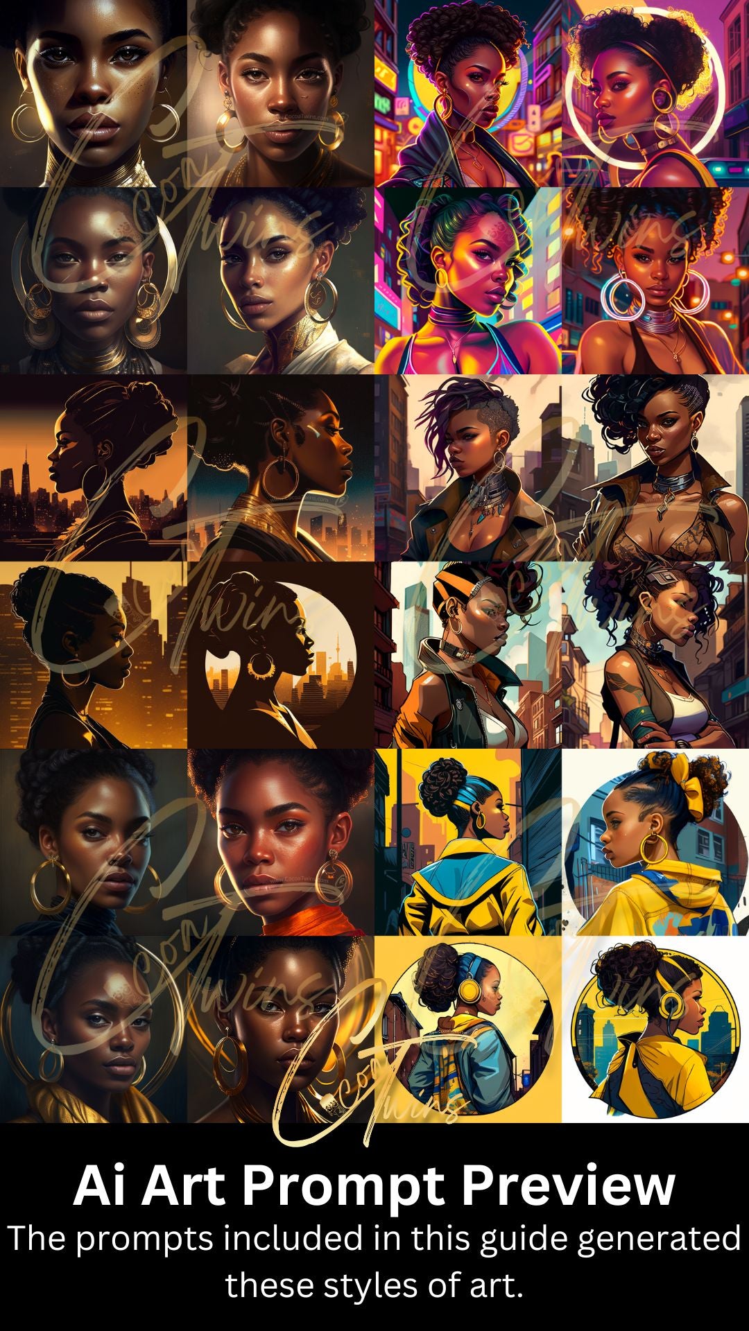 Ai Prompt Guide Subject Matter: Gold Hoops