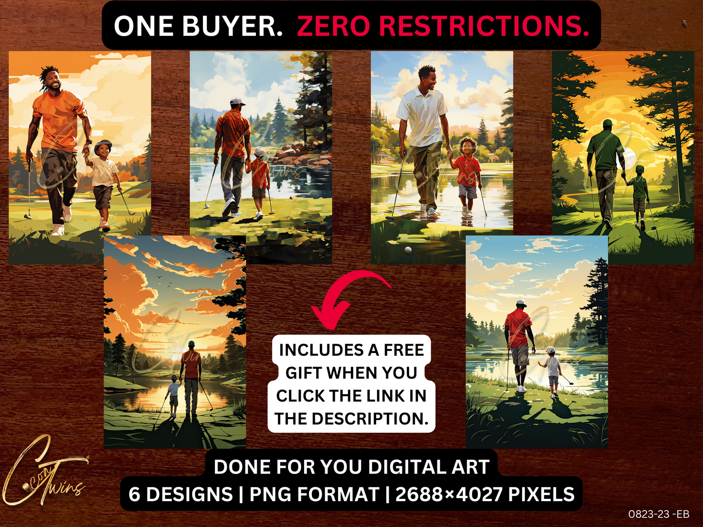 0823-23-EB | PLR Art Upscaled | One Buyer. Zero Restrictions | Bonus - See Description