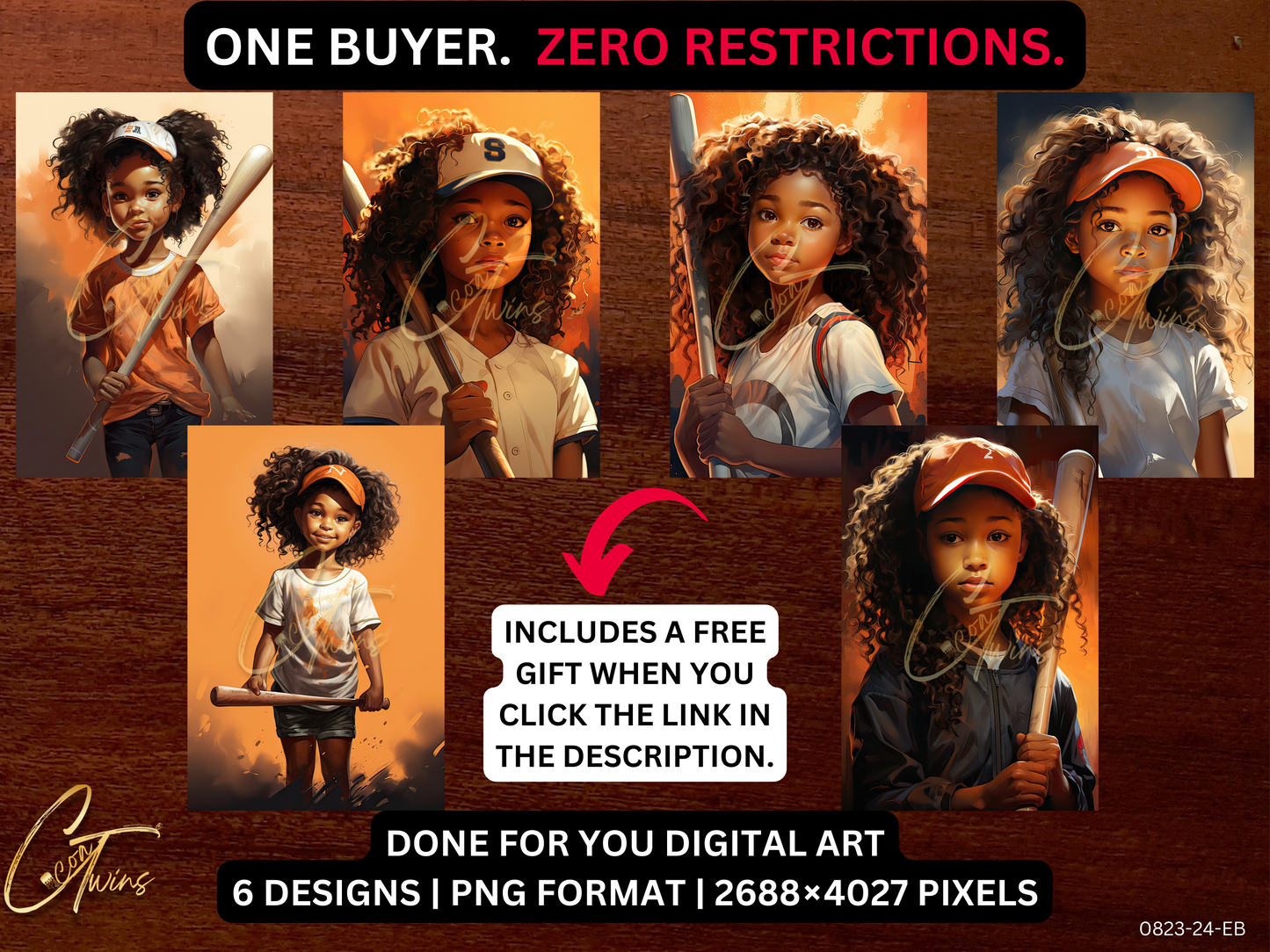 0823-24-EB | PLR Art Upscaled | One Buyer. Zero Restrictions | Bonus - See Description