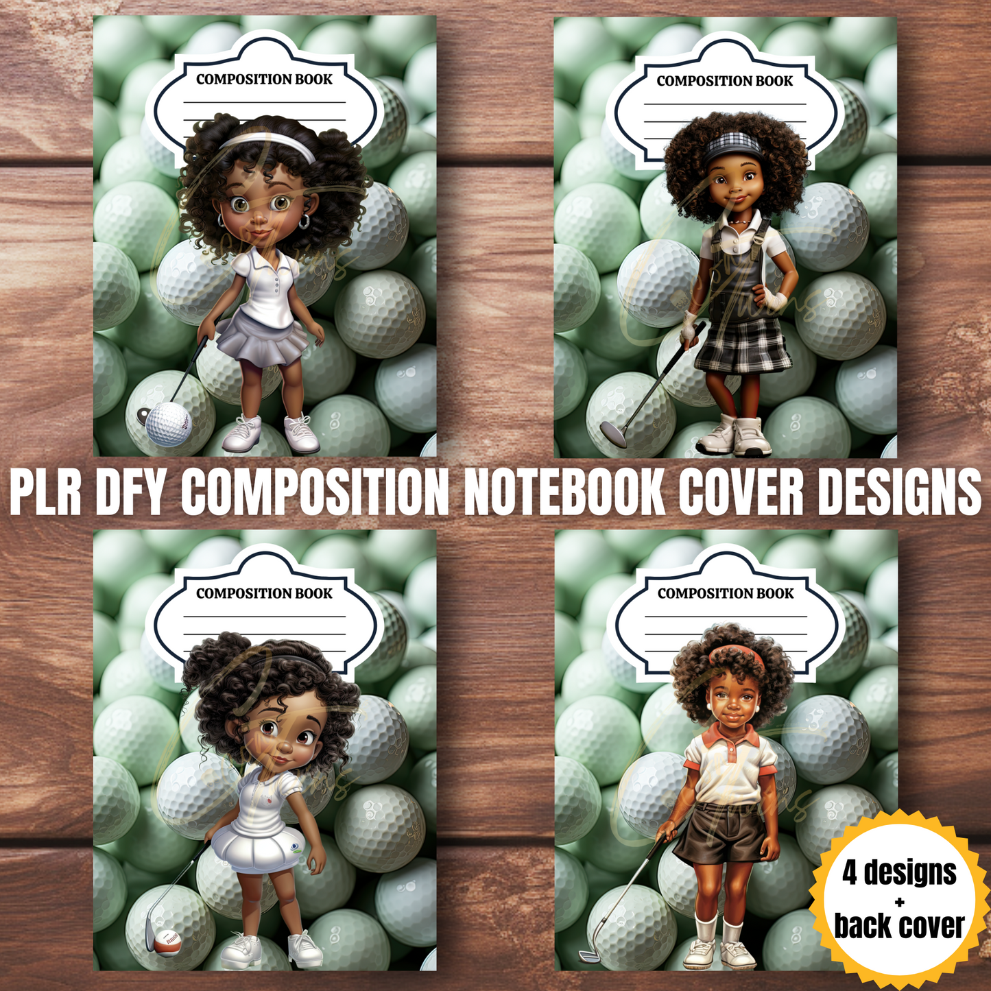 0923-44-BKB | PLR Composition Notebook Covers | PNG Format | 7.5 x 9.25