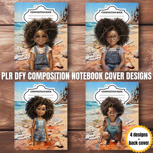 0923-52-BKB | PLR Composition Notebook Covers | PNG Format | 7.5 x 9.25