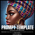 Fillable Art Prompt Base | Celestial Queen