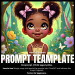 Fillable Art Prompt Base | Fairy Glow