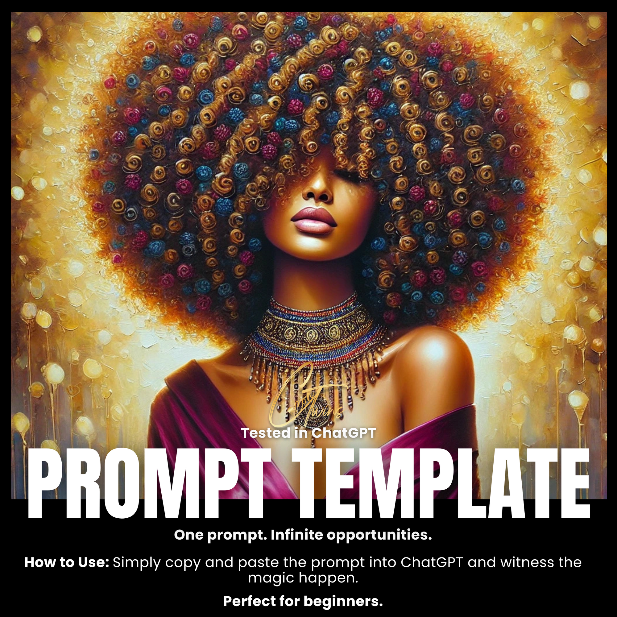 Fillable Art Prompt Base | Bold Beauty