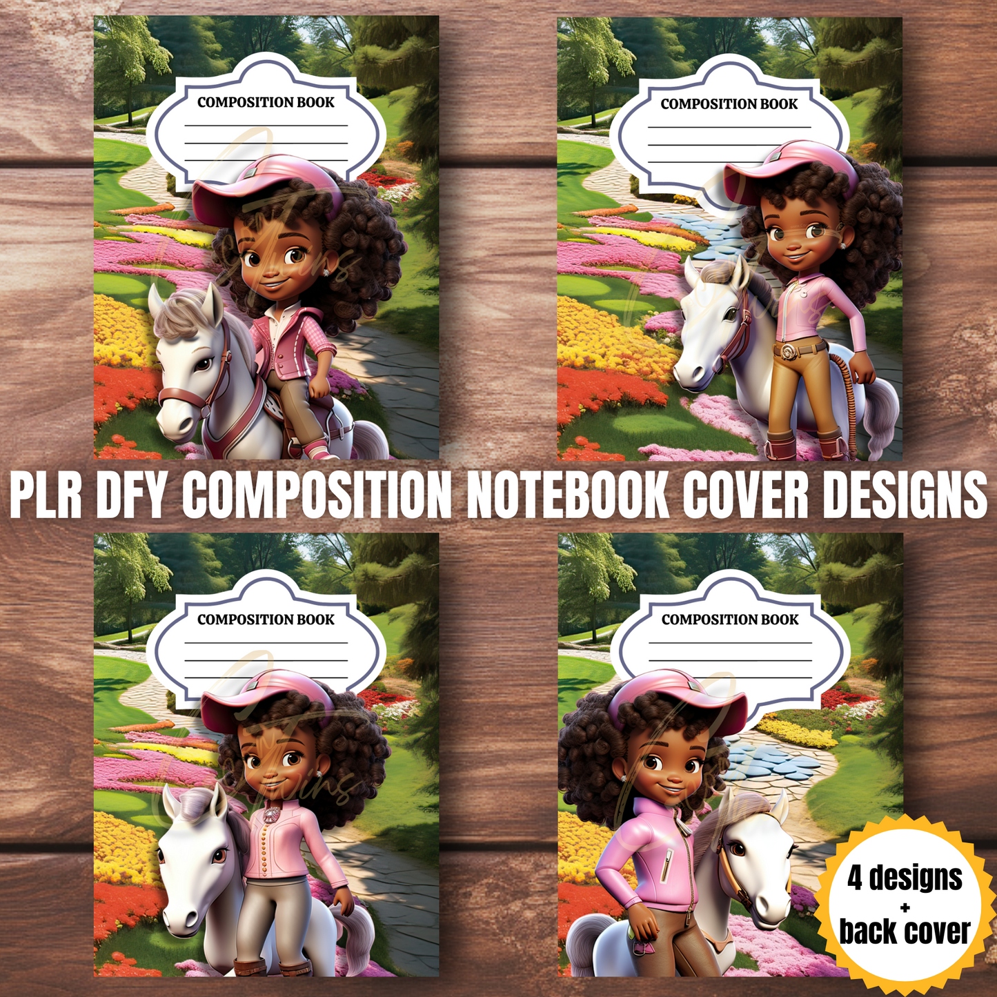 0923-32-EB | PLR Composition Notebook Covers | PNG Format | 7.5 x 9.25