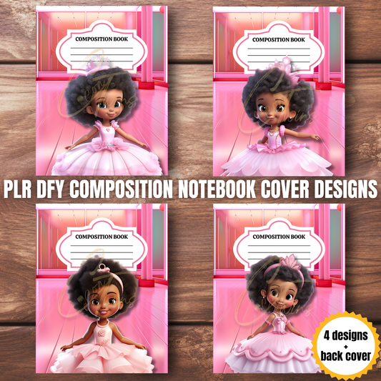 0923-33-EB | PLR Composition Notebook Covers | PNG Format | 7.5 x 9.25
