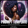 Fillable Art Prompt Base | Dream Curls
