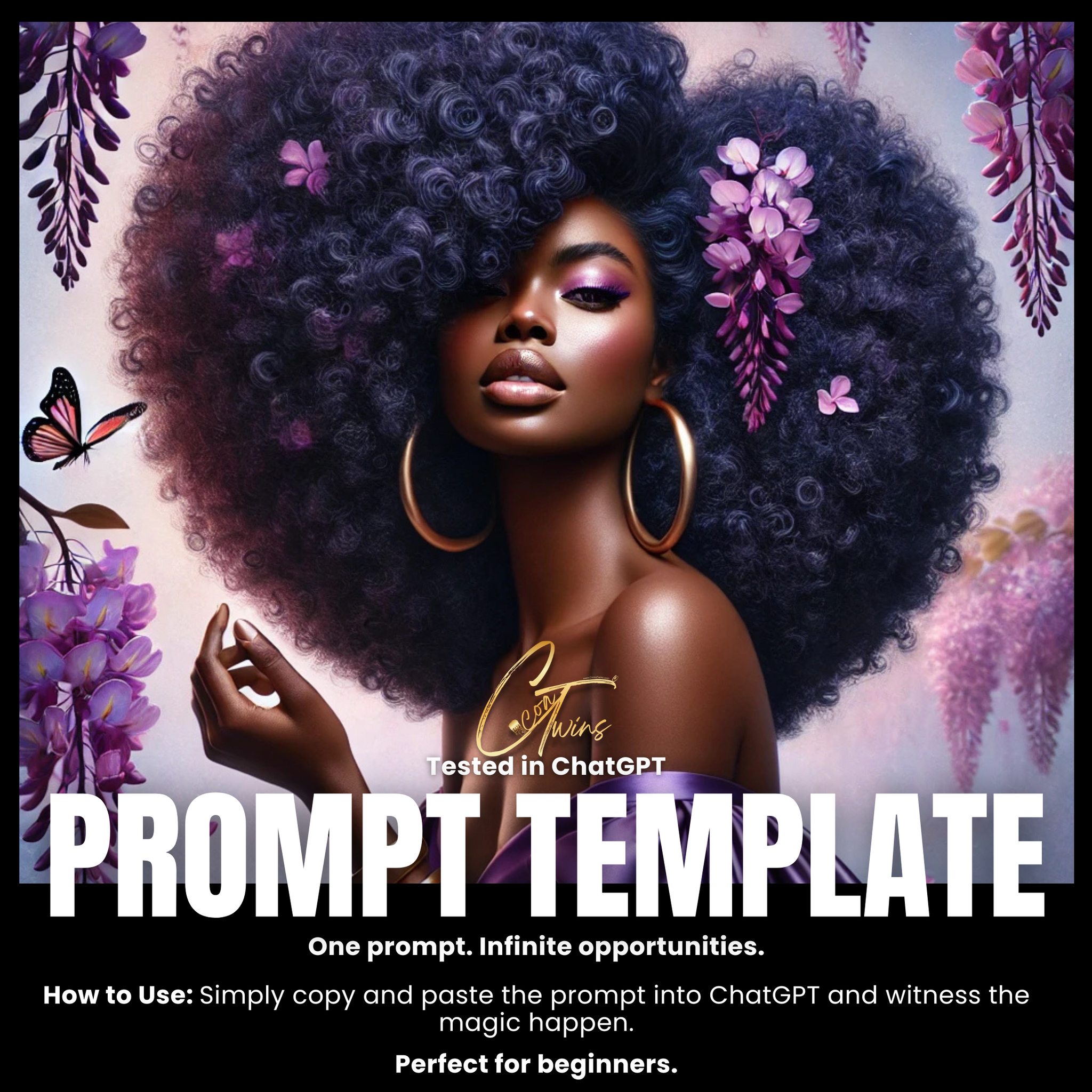 Fillable Art Prompt Base | Dream Curls