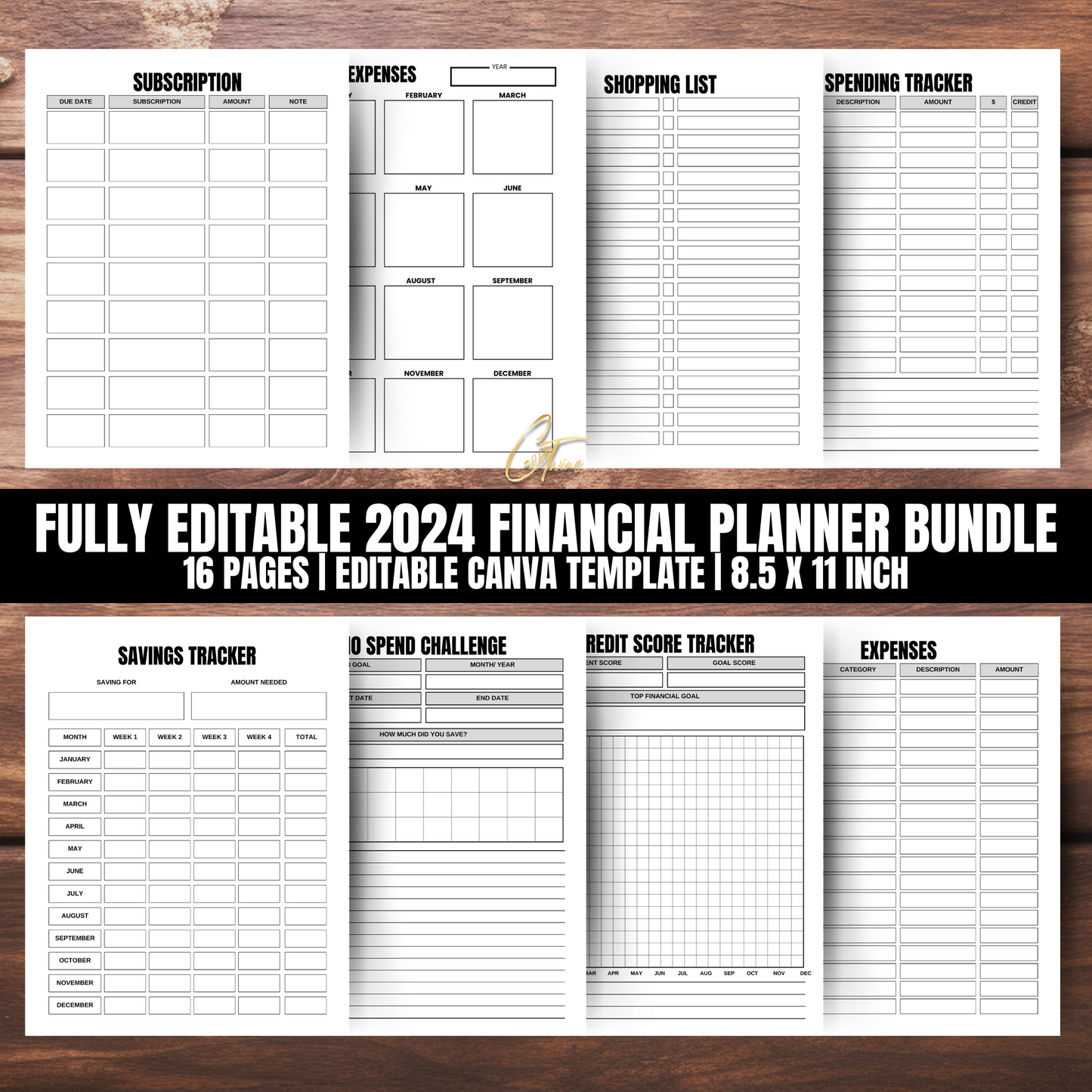 Financial Planner Bundle Toolkit (PLR Printable and Digital Download Product)