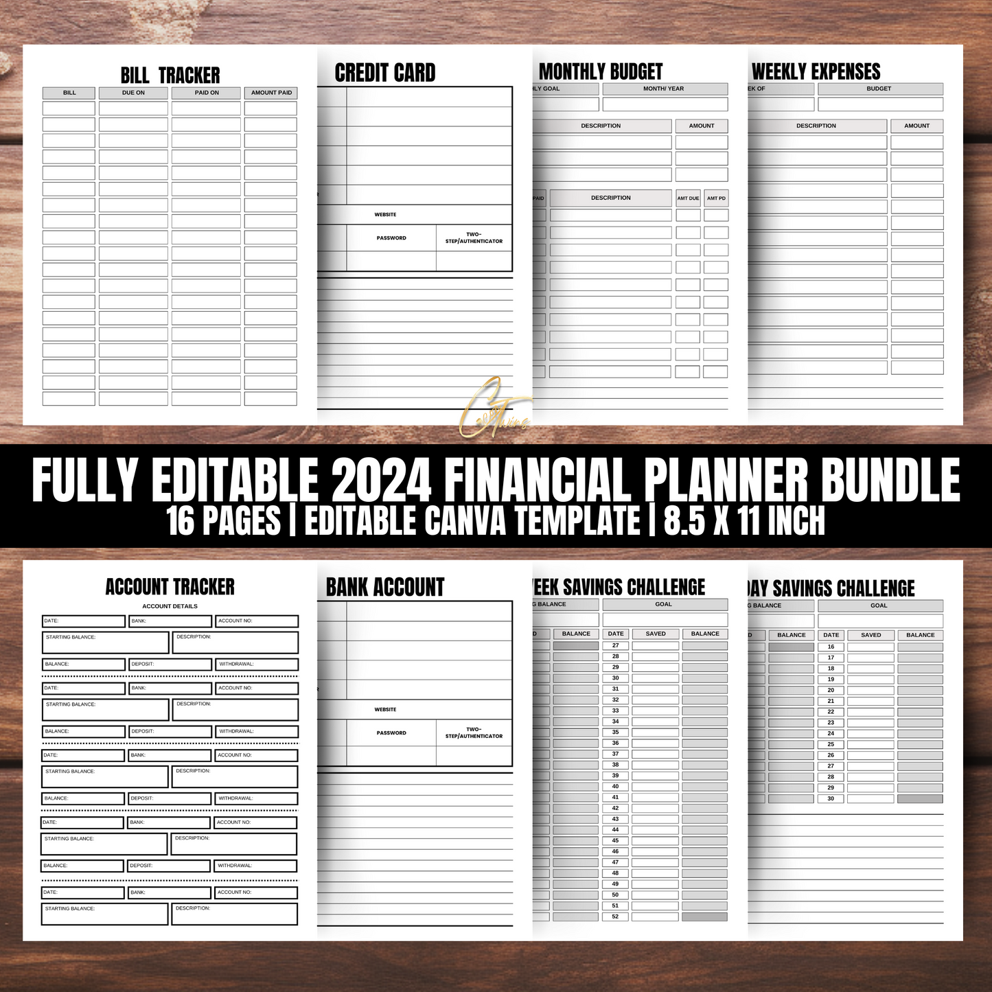 Financial Planner Bundle Toolkit (PLR Printable and Digital Download Product)