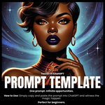 Fillable Art Prompt Base | Galactic Glow