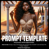 Fillable Art Prompt Base | Golden Elegance