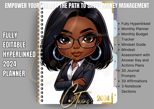 Empower Your Wallet - The Path to Savvy Money Management | PDF and Canva Template | Planner and Mindset Guide - ONE BUYER PLR