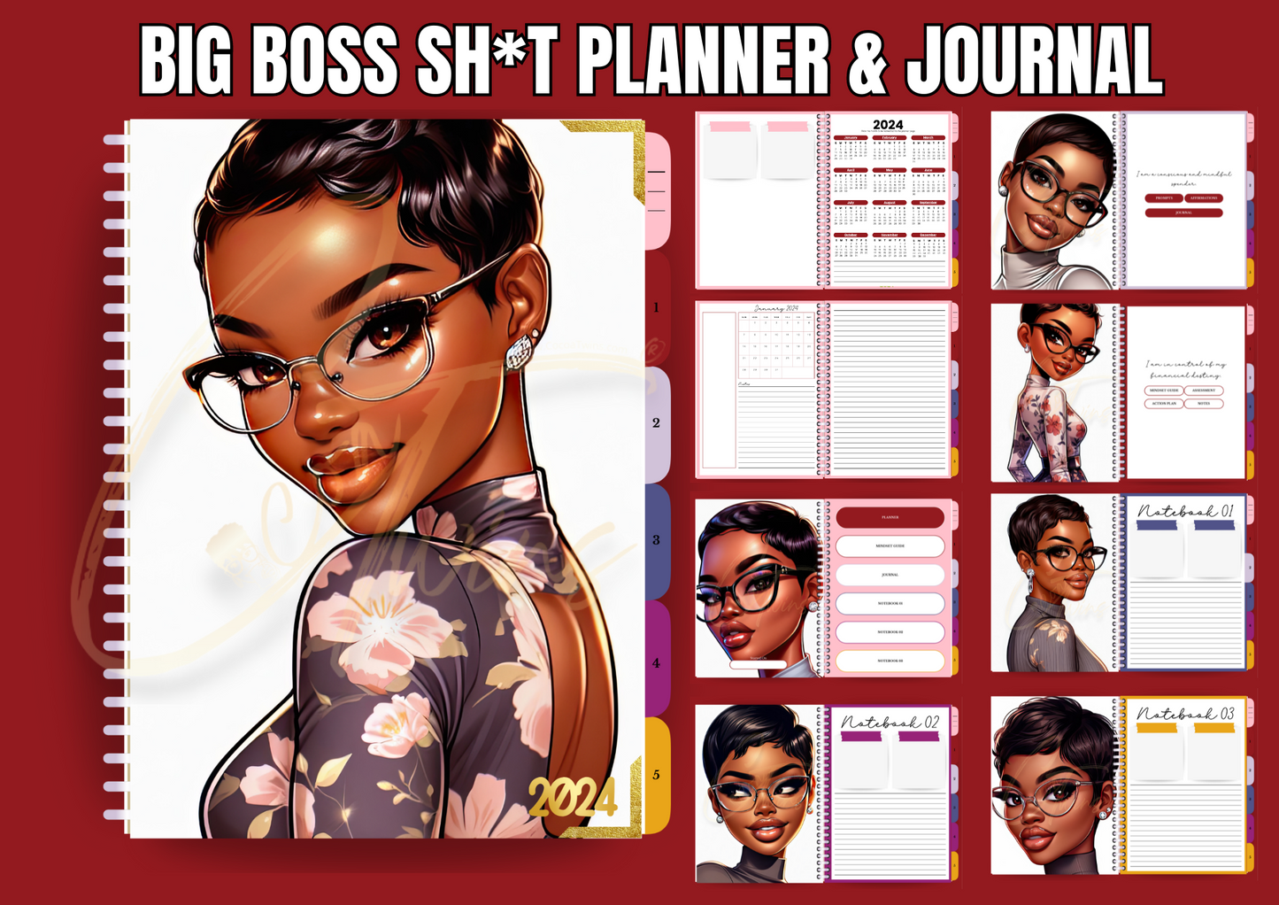 Big Boss Sh*t - Savings Superstar | PDF and Canva Template | Planner and Mindset Guide - ONE BUYER PLR