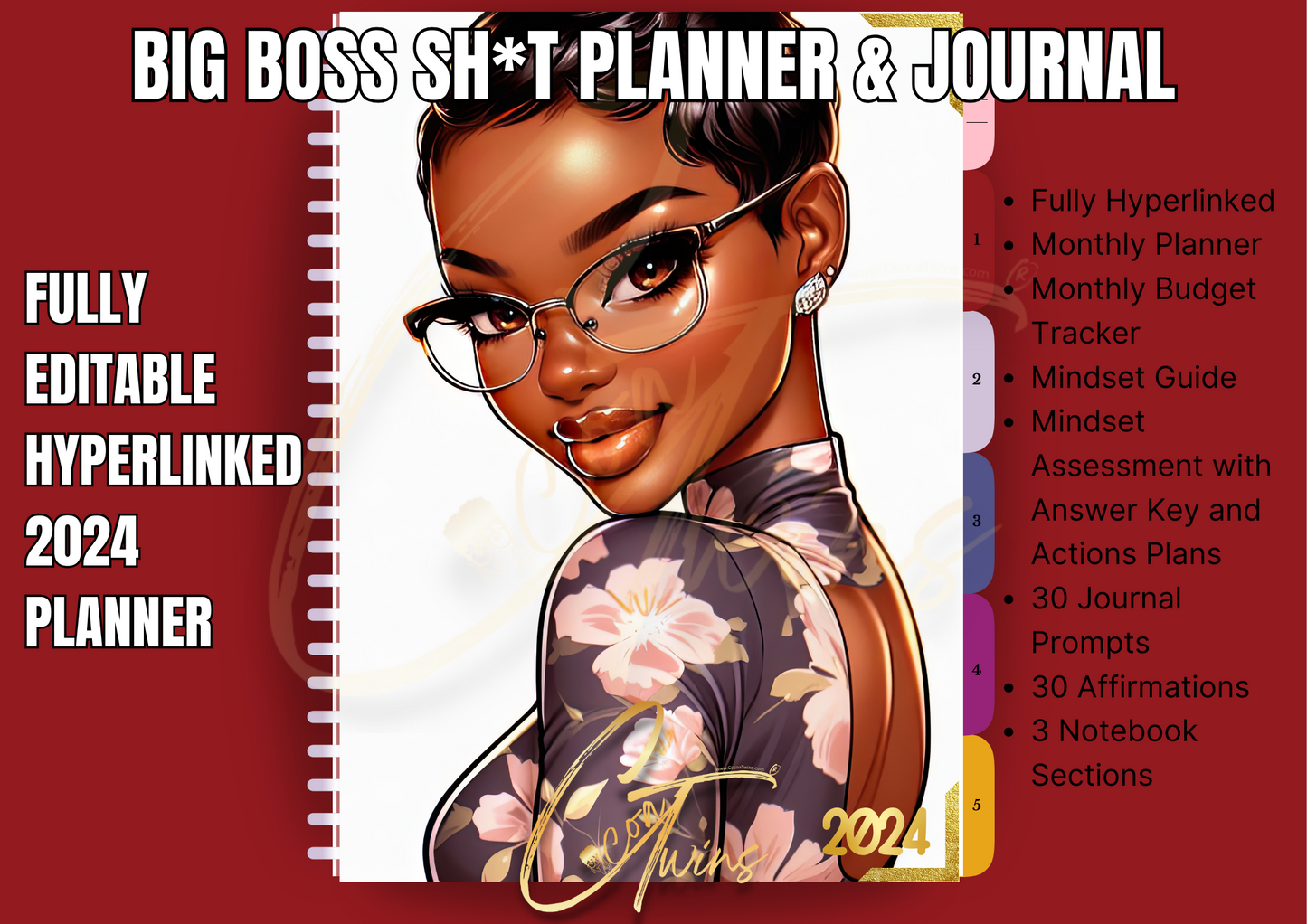 Big Boss Sh*t - Savings Superstar | PDF and Canva Template | Planner and Mindset Guide - ONE BUYER PLR
