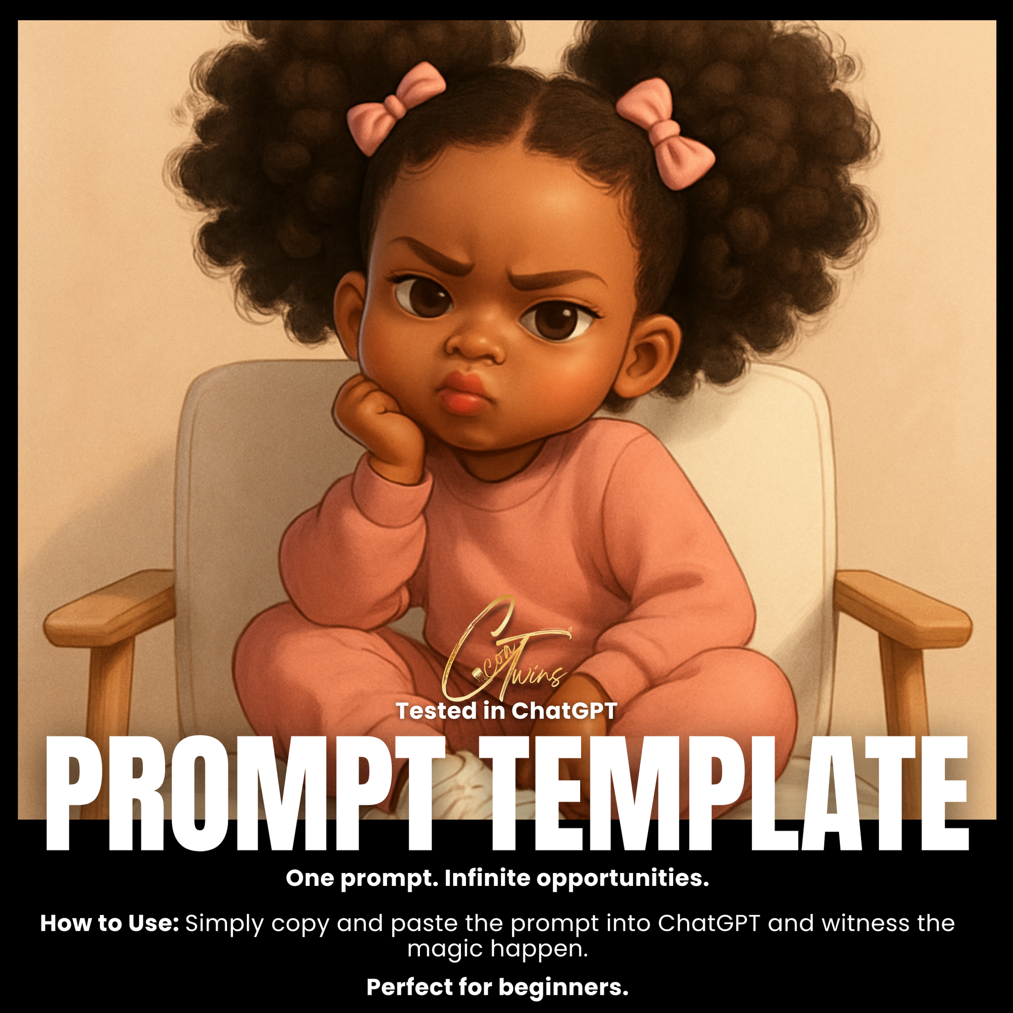 Fillable Art Prompt Base | Pout Power