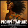 Fillable Art Prompt Base | Queen in Motion