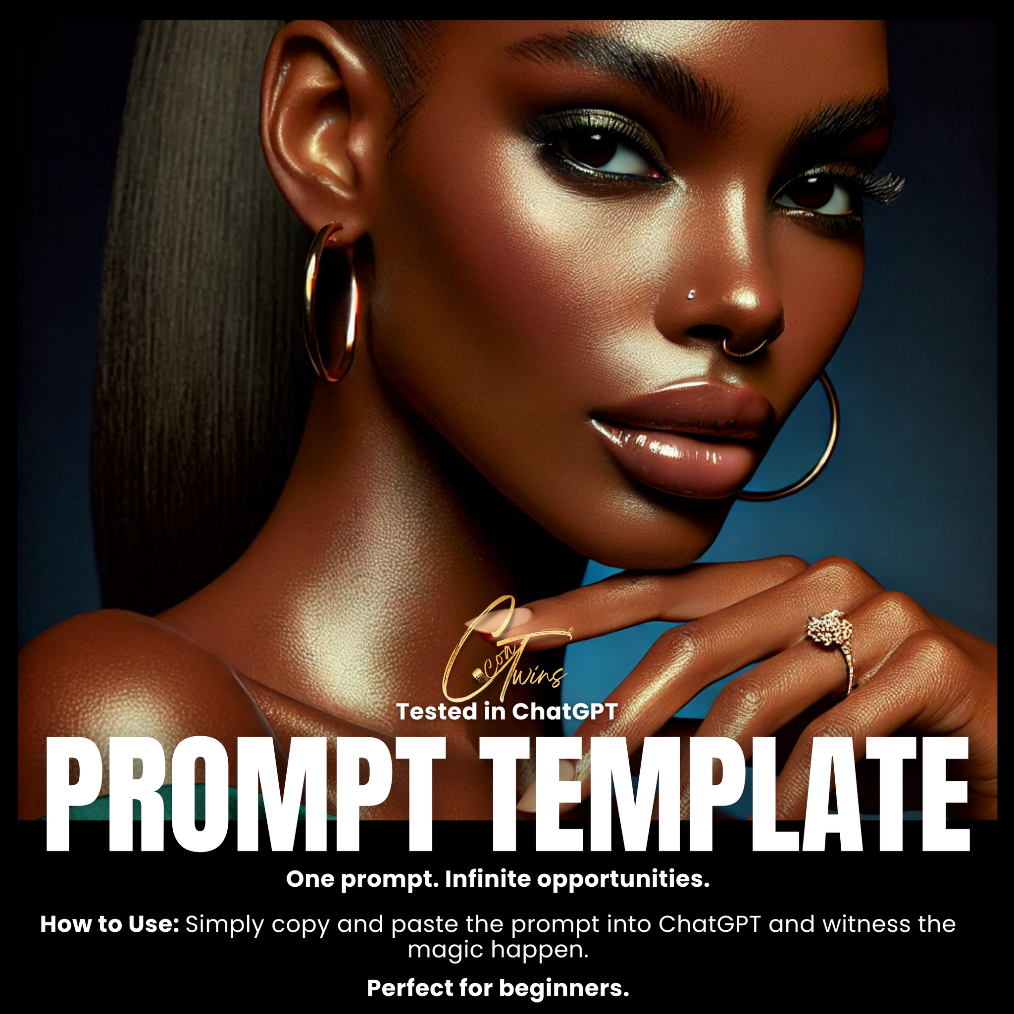Fillable Art Prompt Base | Radiant Elegance