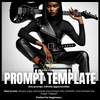 Fillable Art Prompt Base | Rockstar Attitude