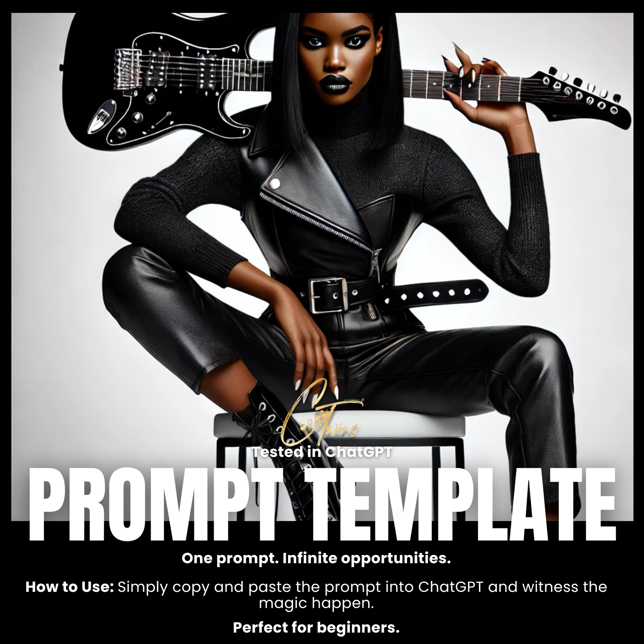 Fillable Art Prompt Base | Rockstar Attitude