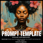 Fillable Art Prompt Base | Sacred Bloom