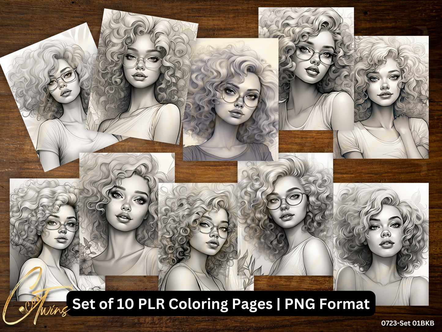 Limited Edition | PLR Coloring Pages | Set 03-BKB (0723)