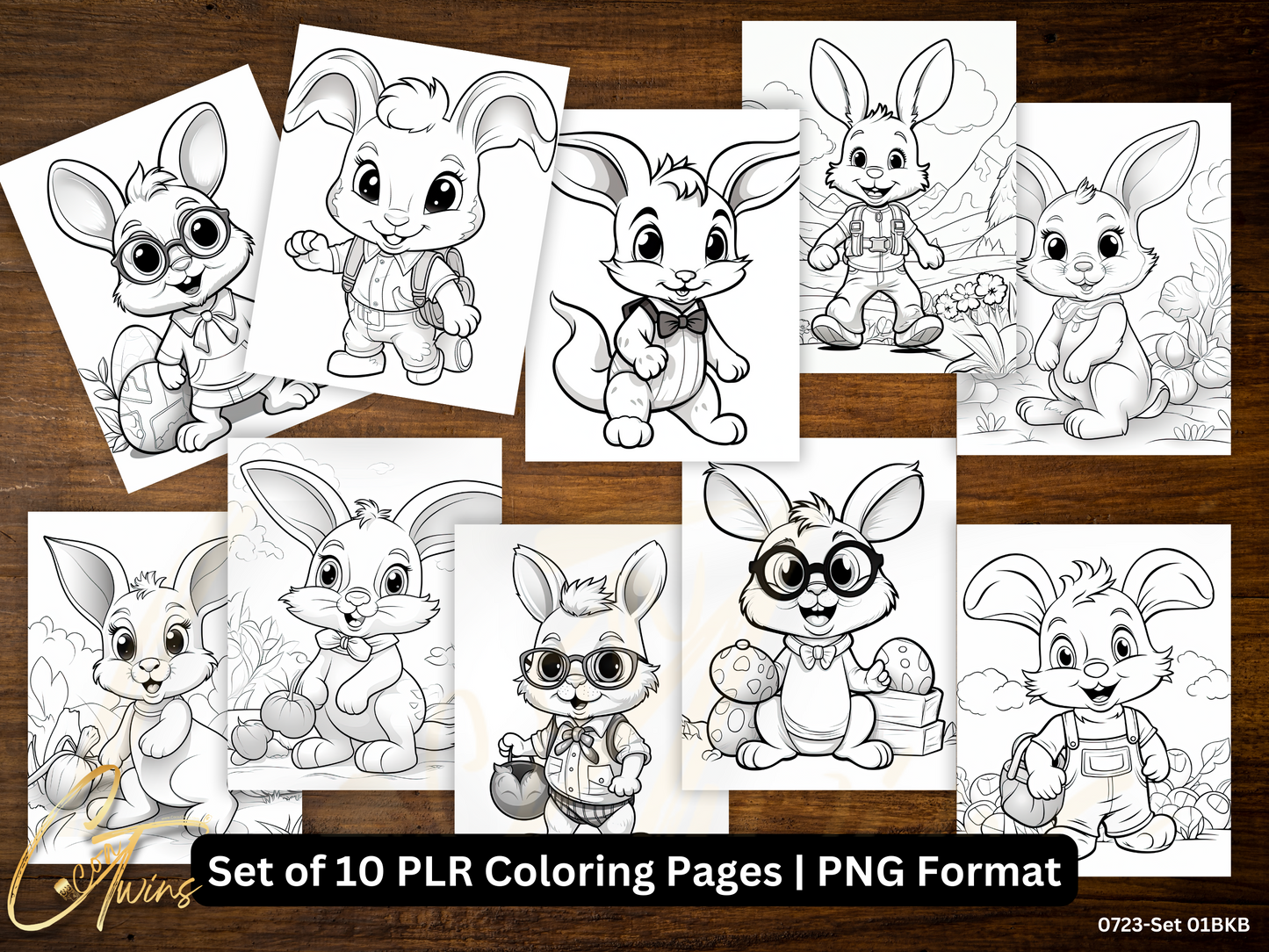 Limited Edition | PLR Coloring Pages | Set 02-BKB (0723)