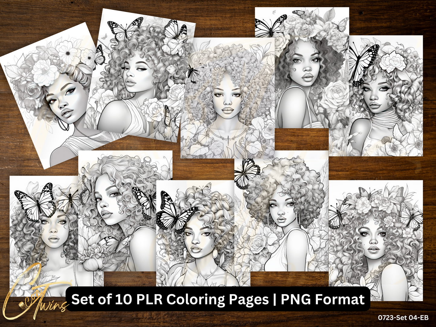 Limited Edition | PLR Coloring Pages | Set 04-EB (0723)
