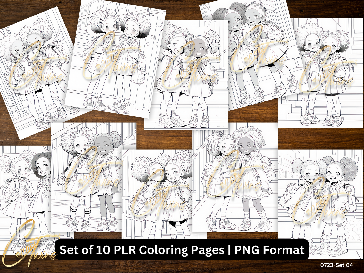 Limited Edition | PLR Coloring Pages | Set 04 (0723)