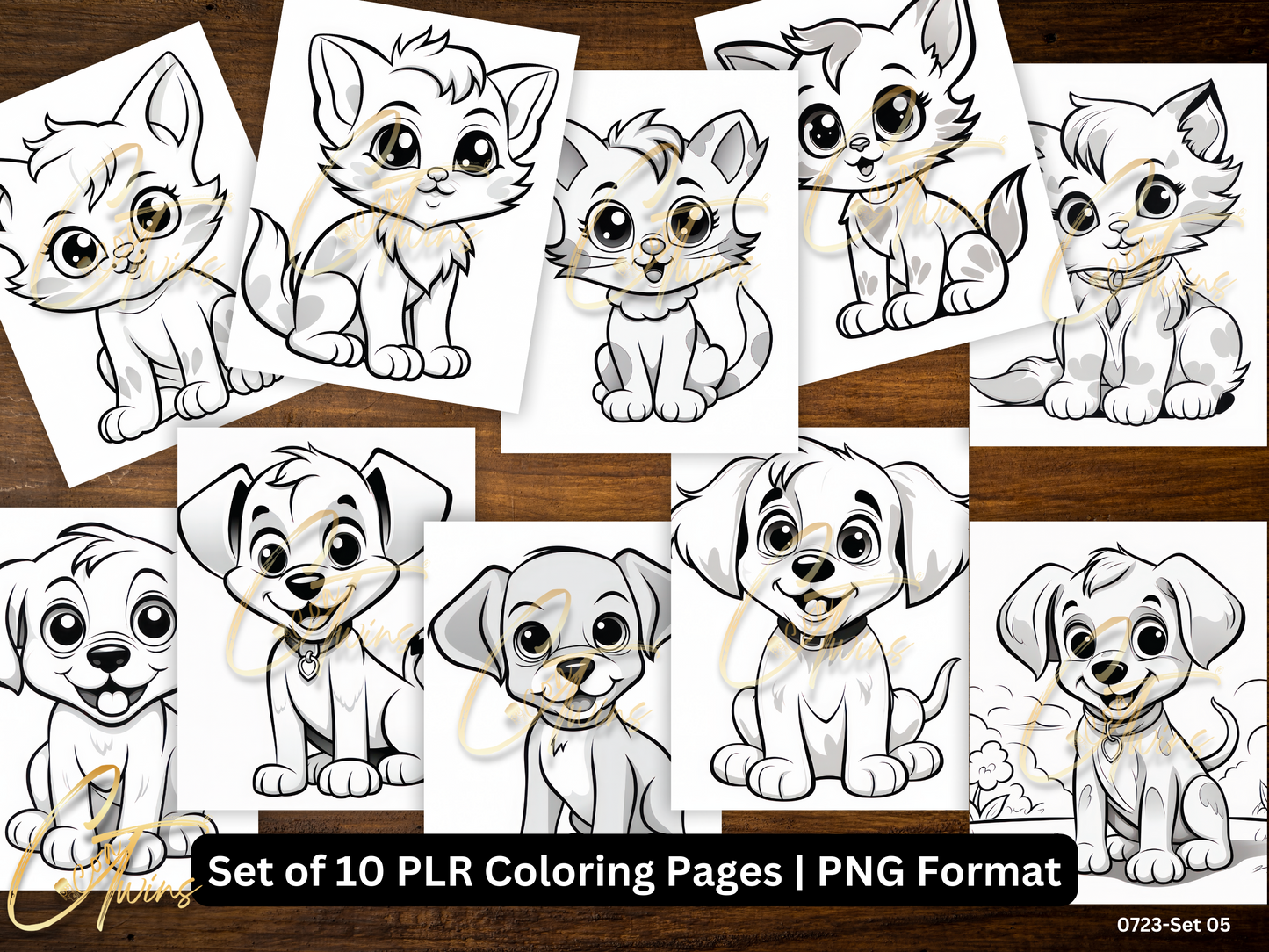 Limited Edition | PLR Coloring Pages | Set 05 (0723)