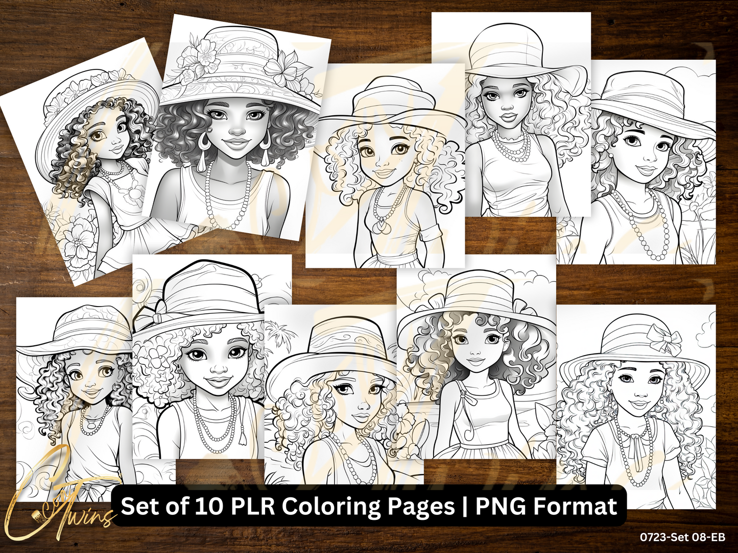Limited Edition | PLR Coloring Pages | Set 08-EB (0723)