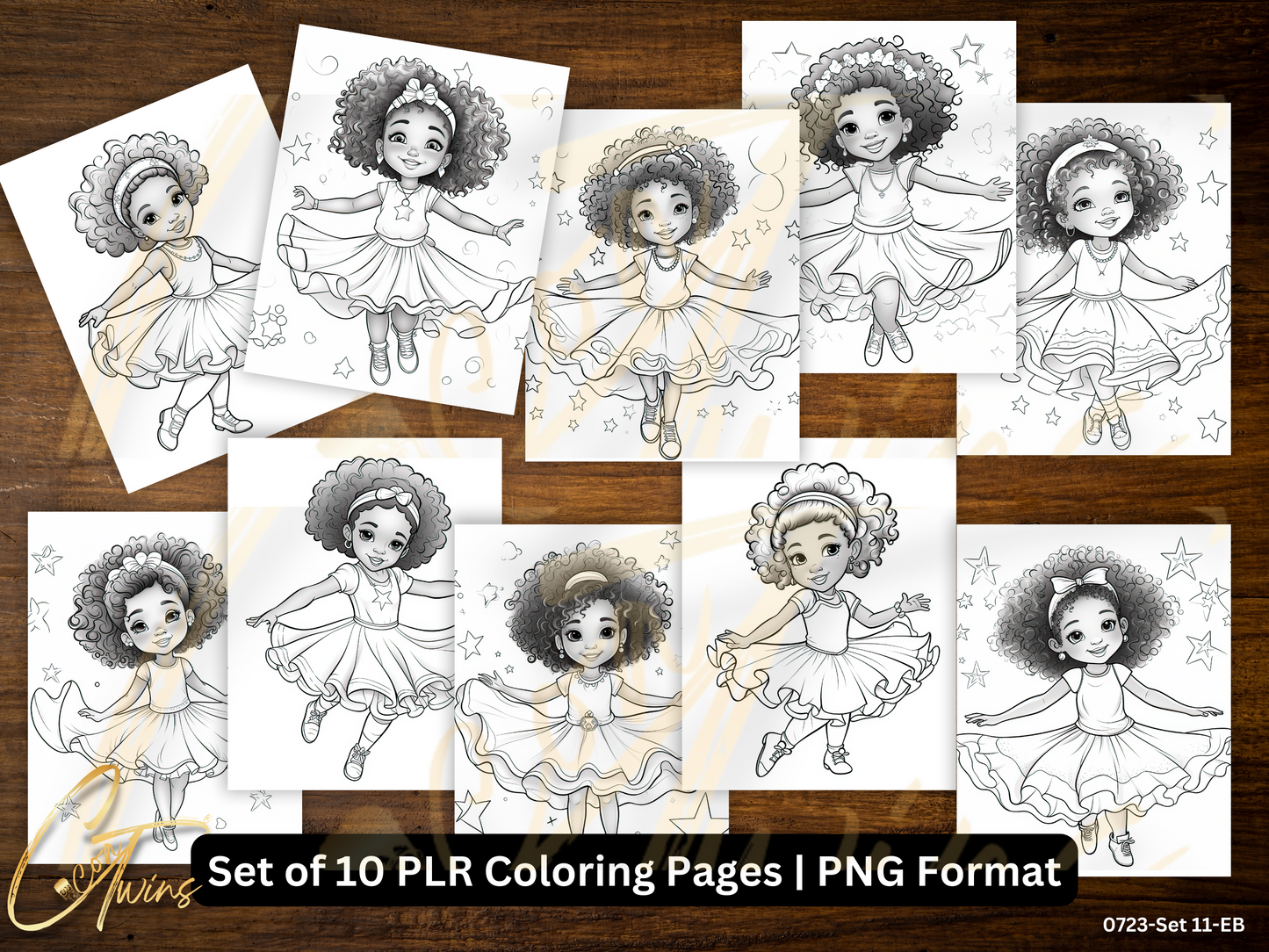Limited Edition | PLR Coloring Pages | Set 11-EB (0723)