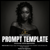 Fillable Art Prompt Base | Shadowed Grace