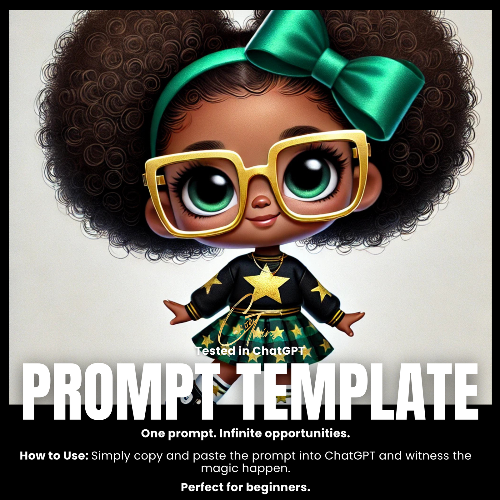 Fillable Art Prompt Base | Star Power