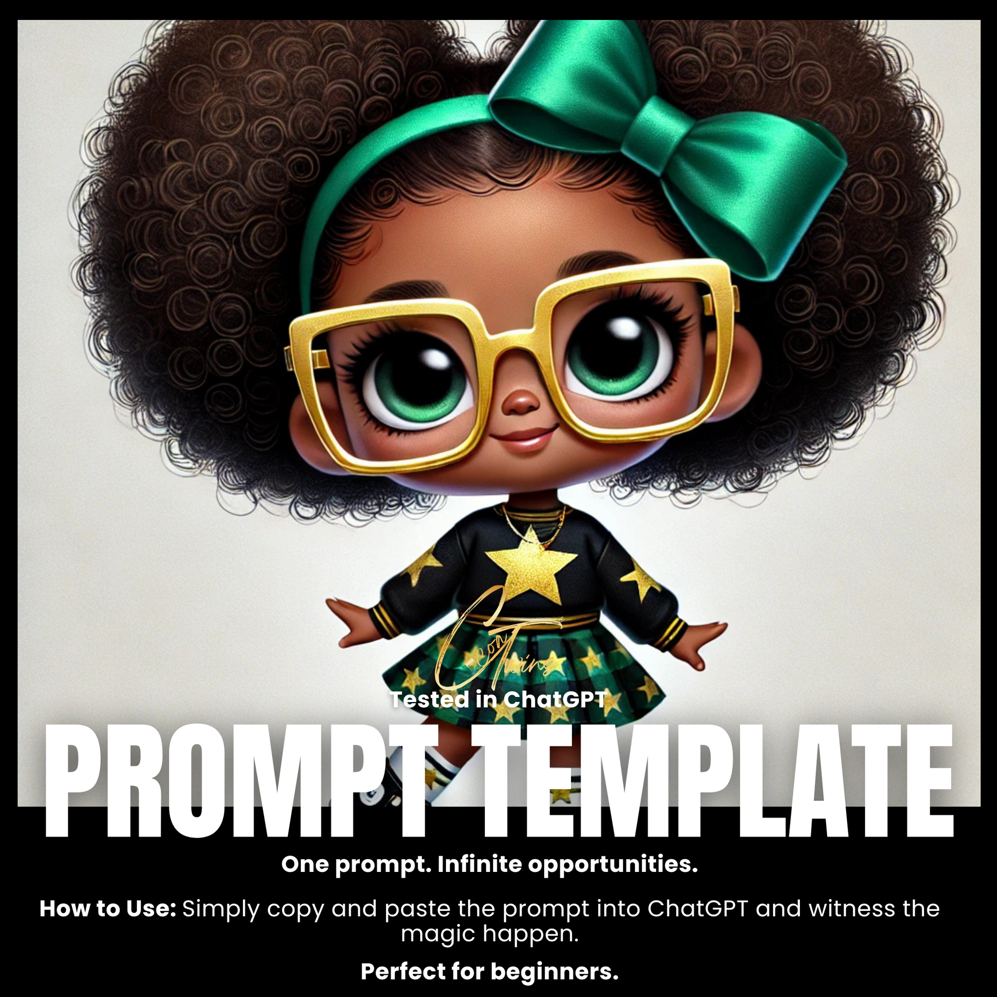 Fillable Art Prompt Base | Star Power