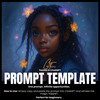 Fillable Art Prompt Base | Starlit Bloom