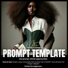 Fillable Art Prompt Base | Statement Style
