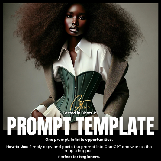 Fillable Art Prompt Base | Statement Style
