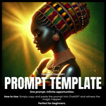 Fillable Art Prompt Base | Sun-kissed Elegance