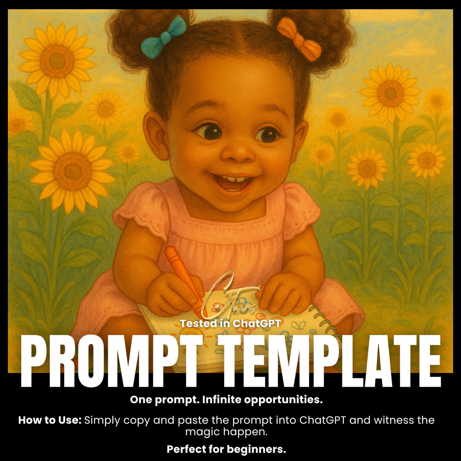 Fillable Art Prompt Base | Sunny Scribbles
