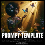 Fillable Art Prompt Base | Twilight Flourish