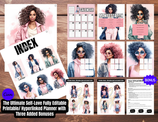 002BKB | The Ultimate Self-Love Planner Bundle PLR - ONE BUYER | Bonus Offer: Access to an Exclusive Set of ChatBots