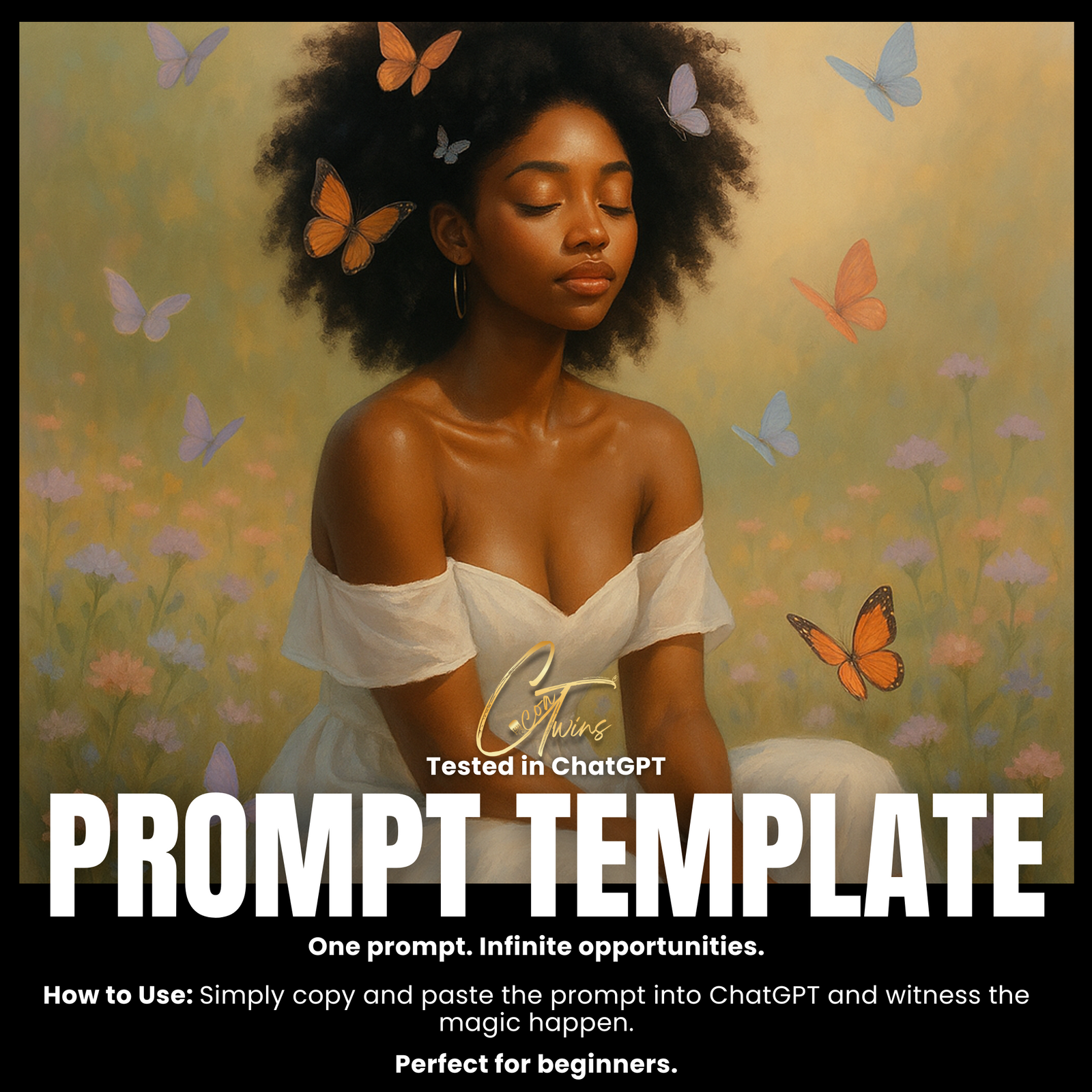 Fillable Art Prompt Base | Whispers in Bloom
