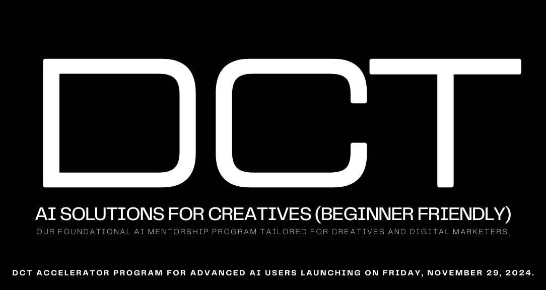 DCT - An Ai MRR Course for Creatives and Digital Marketers - Cocoa Twins