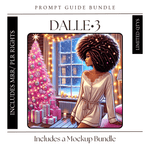 Master Resell Rights AI Art Prompt Guide | Xmas Beauty | ChatGPT DALLE - Cocoa Twins